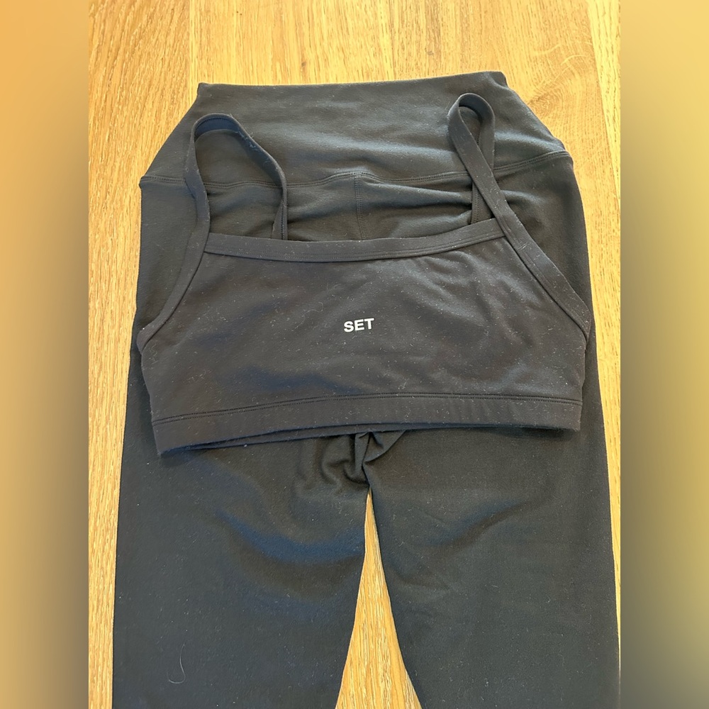 M Set Active Leggings and Bra Set
